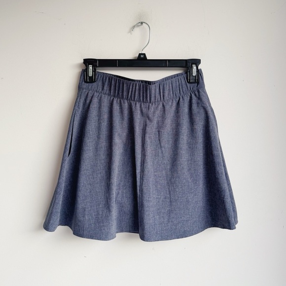 T BY TALBOTS Heather Blue Skort Size XS - Picture 1 of 5